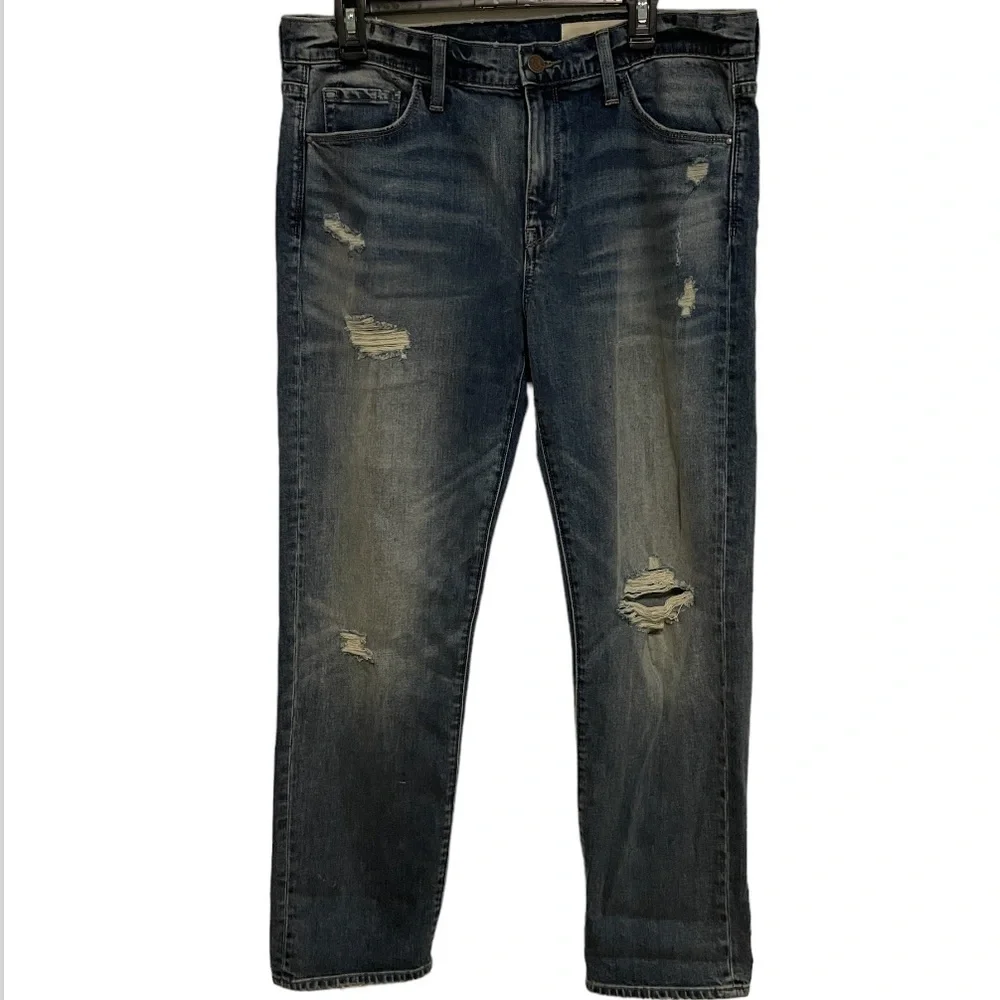 Treasure & Bond Mid Rise Relaxed Distressed Jeans Size 29 - Picture 2 of 9